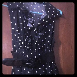 Pin up style size medium dress black and white